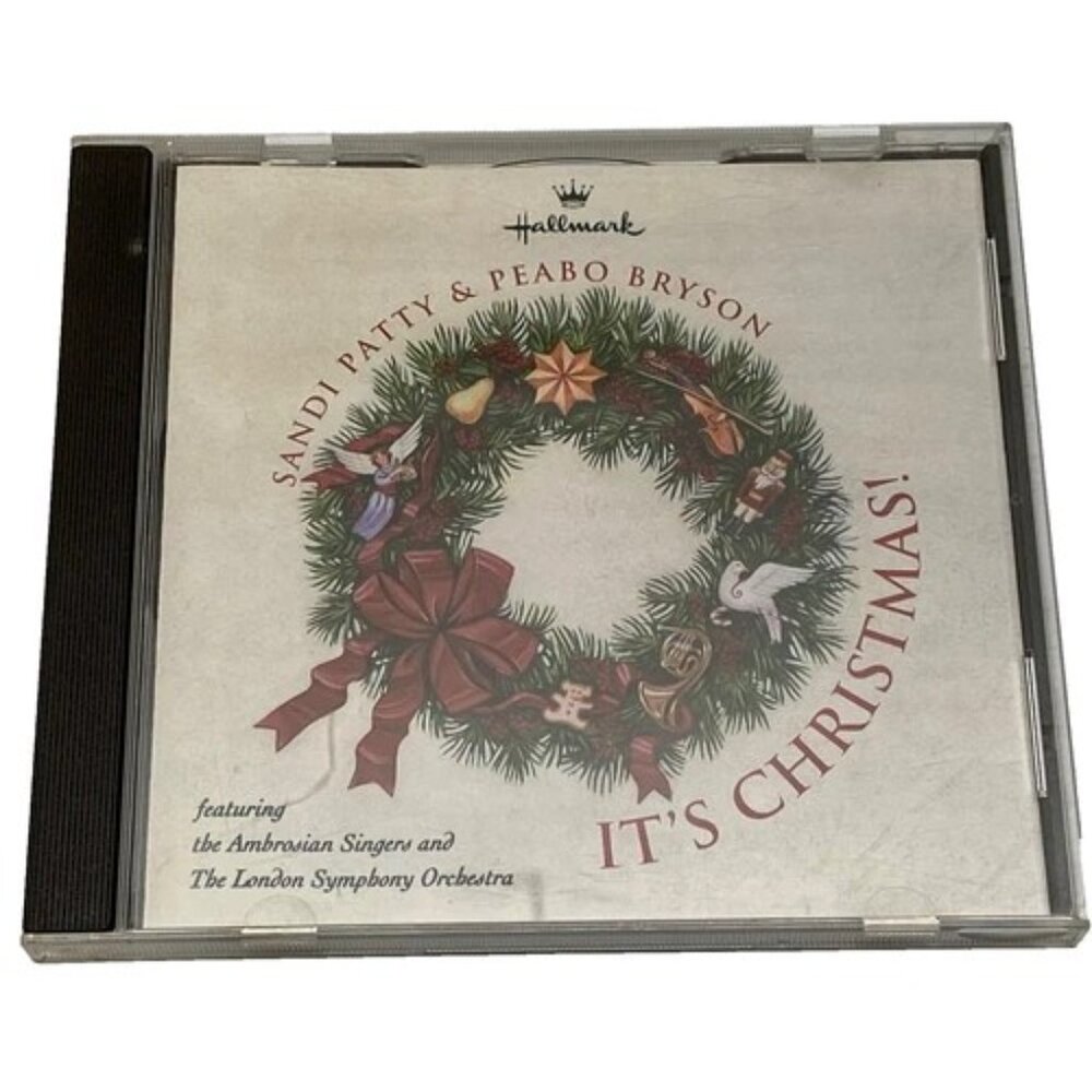 Vintage Sandi Patty & Peabo Bryson "It's Christmas" Hallmark CD 1996 (#2358) GUC